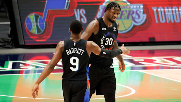 Julius Randle and RJ Barrett